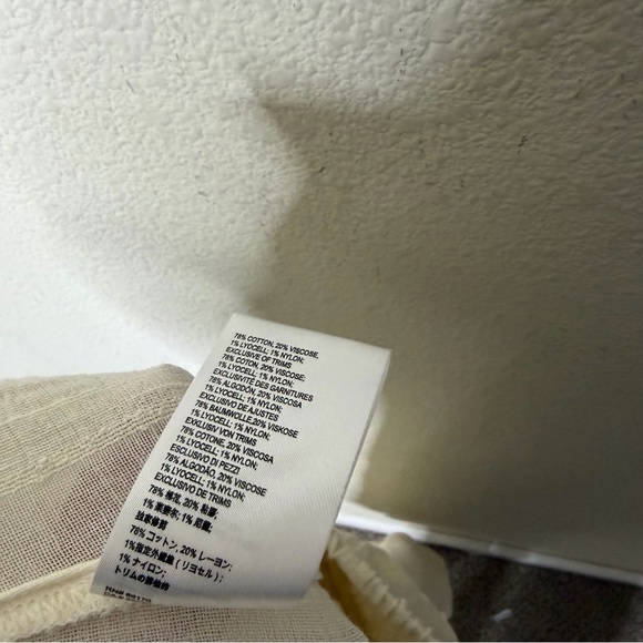 Free People Nikki Crochet Wide Leg Ivory Cream Pants Womens Size XS - Picture 7 of 7